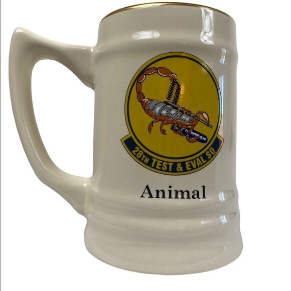 A&E Mugs 28th Test & Eval squadron Animal coffee or beer - Picture 1 of 7